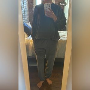 Aerie Velor Sweat Set